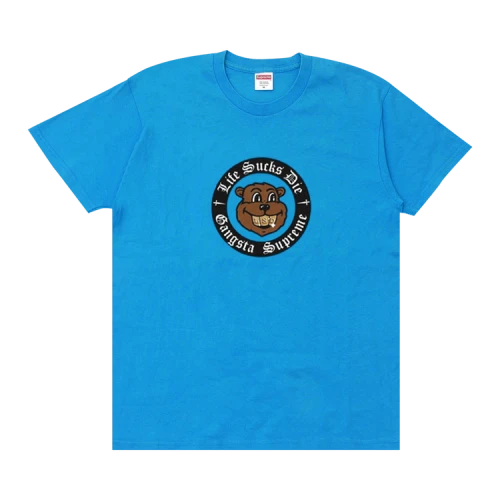 Supreme Life Sucks Die Tee 'Bright Blue'