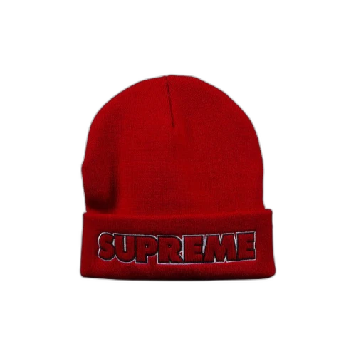 Supreme Outline Beanie 'Red'