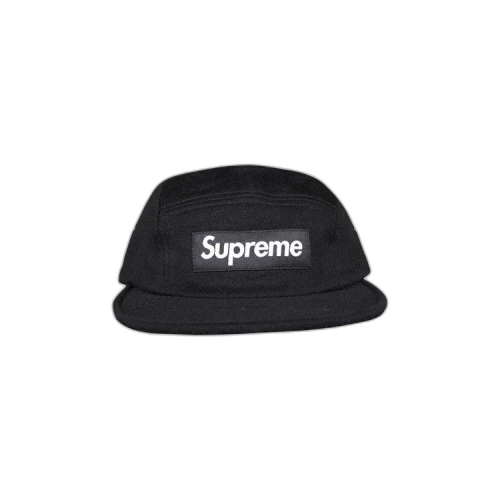 Supreme Wool Camp Cap 'Black'