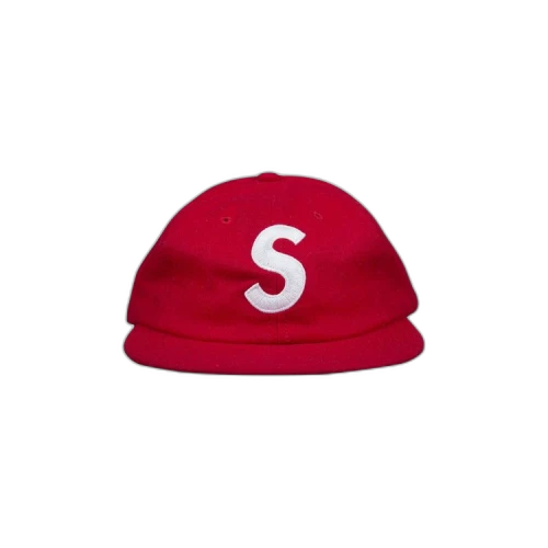 Supreme Wool S Logo 6 Panel 'Red'