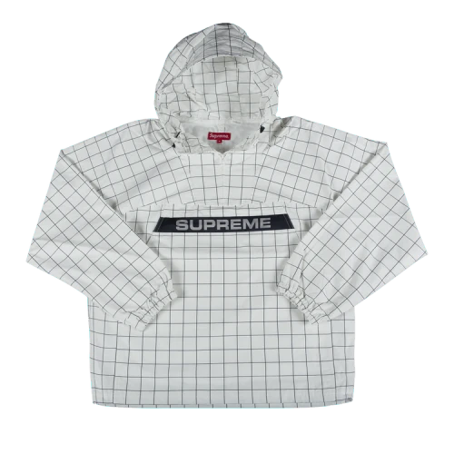 Supreme Heavy Nylon Anorak 'Windowpane'