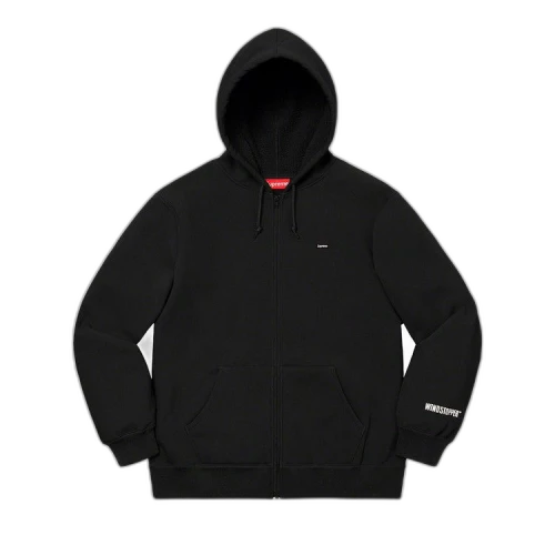 Supreme Windstopper Zip Up Hooded Sweatshirt 'Black'