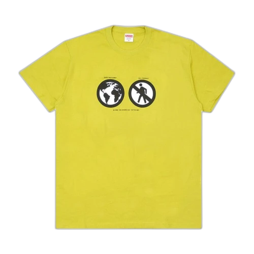 Supreme Save The Planet Tee 'Sulfur'