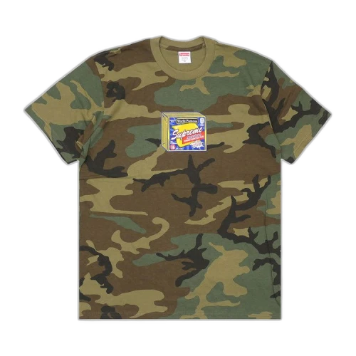 Supreme Cheese Tee 'Woodland Camo'