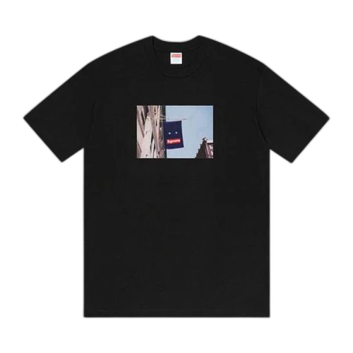 Supreme Banner Tee 'Black'