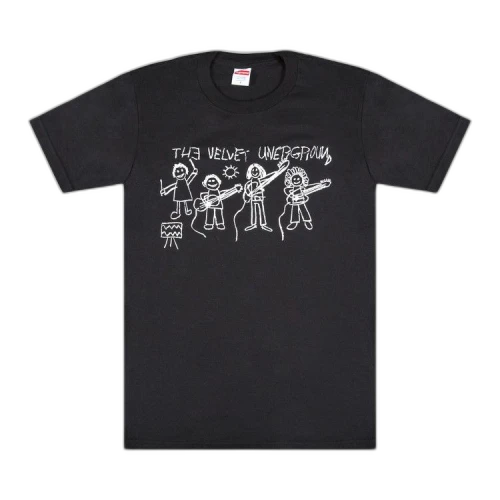 Supreme The Velvet Underground Drawing T-Shirt 'Black'