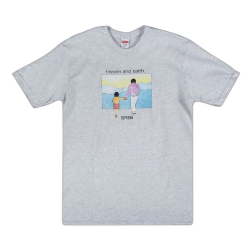 Supreme Heaven And Earth T-Shirt 'Ash Grey'