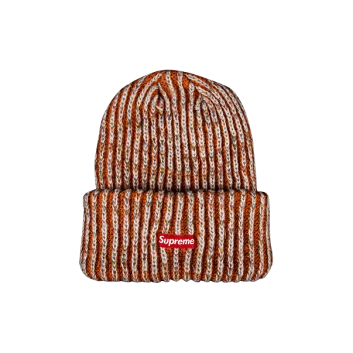 Supreme Rainbow Knit Loose Gauge Beanie 'Rust'