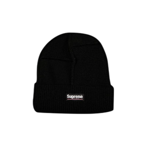 Supreme Paneled Seam Beanie 'Black'