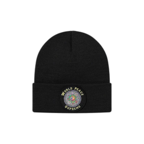 Supreme World Peace Beanie 'Black'