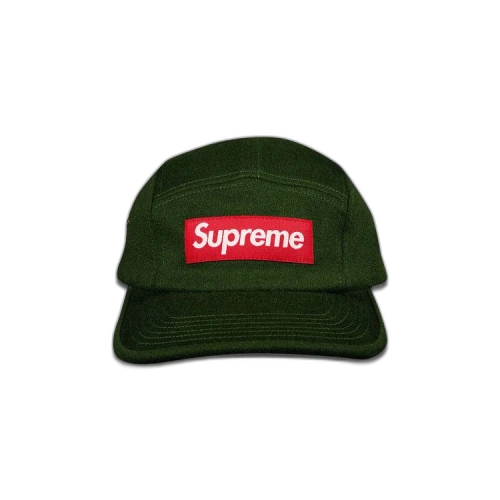Supreme Wool Camp Cap 'Dark Green'