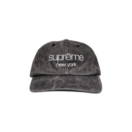 Supreme 2-Tone Canvas 6-Panel 'Black'