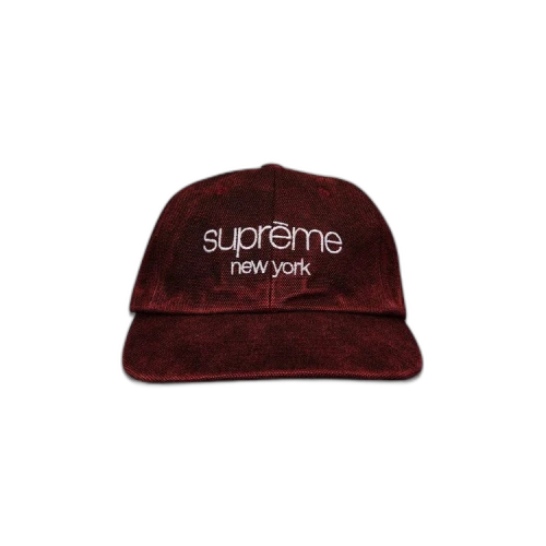 Supreme 2-Tone Canvas 6-Panel 'Red'