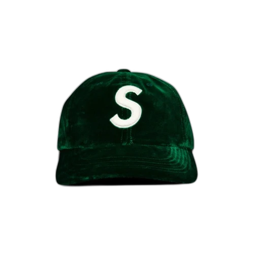 Supreme Velvet S Logo 6-Panel 'Green'