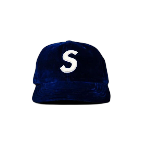 Supreme Velvet S Logo 6-Panel 'Royal'