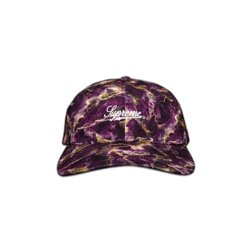 Supreme Marble 6-Panel 'Purple'