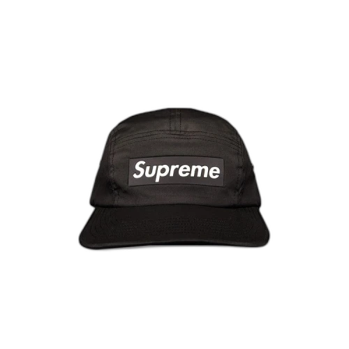 Supreme Inset Logo Camp Cap 'Black'