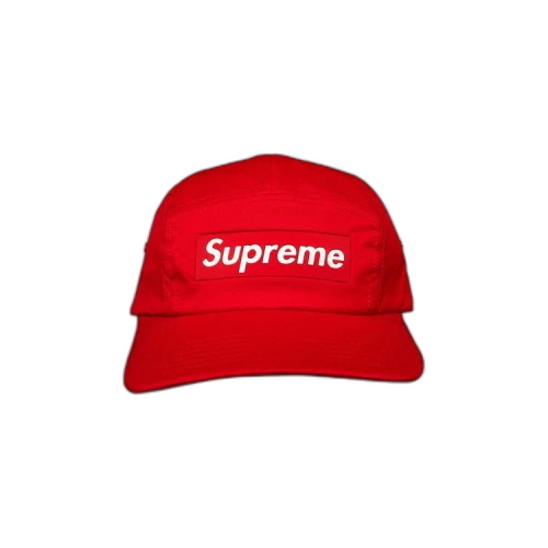 Supreme Inset Logo Camp Cap 'Red'