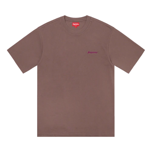 Supreme Washed Short-Sleeve Tee 'Brown'