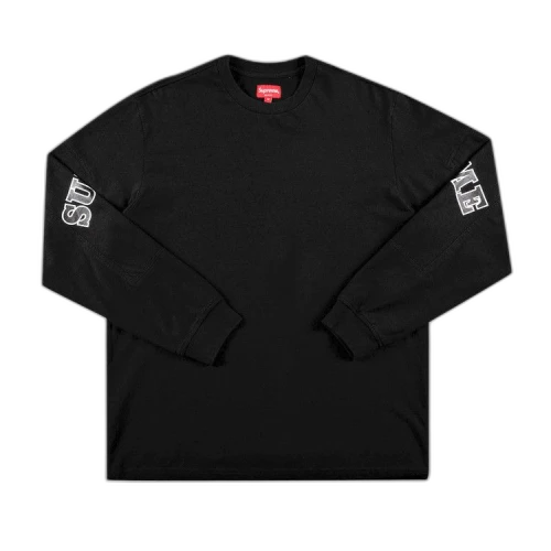 Supreme Cutout Sleeves Long-Sleeve Top 'Black'