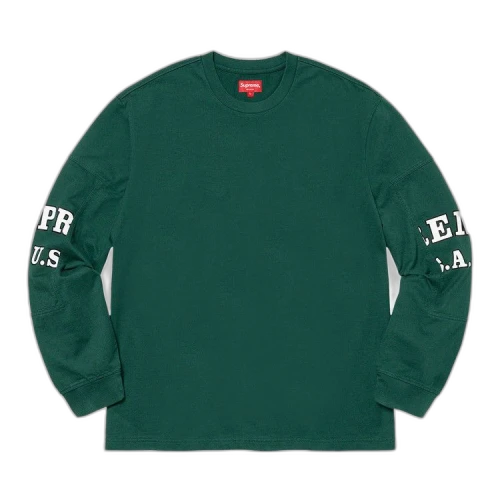 Supreme Cutout Sleeves Long-Sleeve Top 'Dark Teal'
