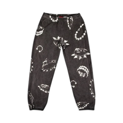 Supreme Studded Collars Sweatpant 'Black'