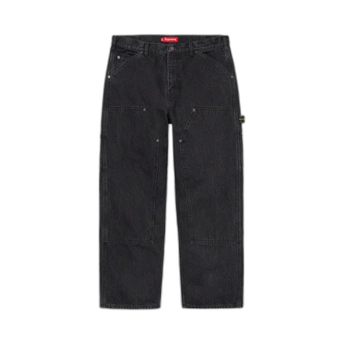 Supreme Double Knee Denim Painter Pant 'Black'