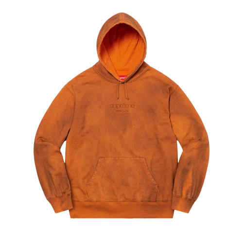 Supreme Spray Hooded Sweatshirt 'Orange'