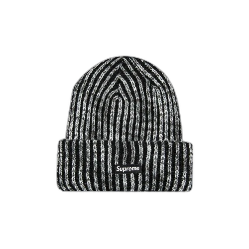 Supreme Rainbow Knit Loose Gauge Beanie 'Black'