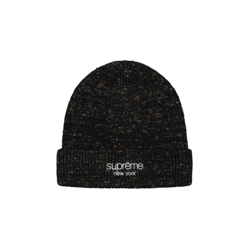 Supreme Rainbow Speckle Beanie 'Black'