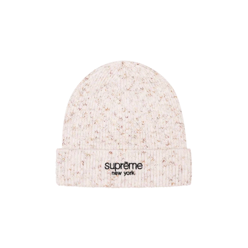 Supreme Rainbow Speckle Beanie 'White'