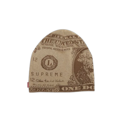 Supreme Dollar Beanie 'Tan'