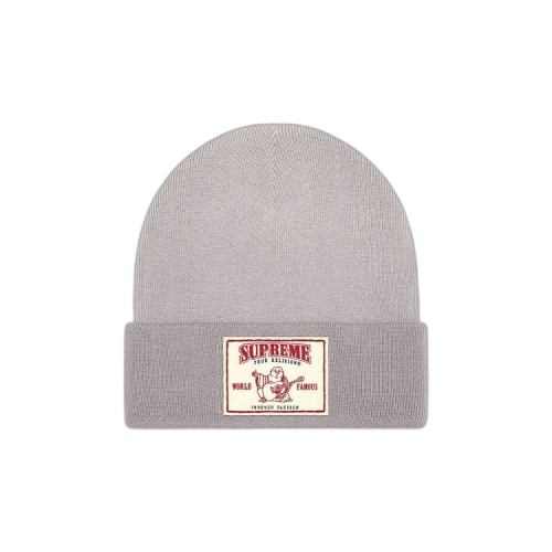 Supreme x True Religion Beanie 'Light Grey'