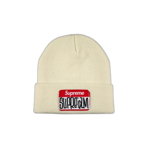 Supreme Gonz Nametag Beanie 'Natural'