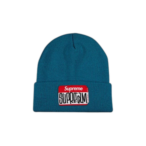 Supreme Gonz Nametag Beanie 'Teal'