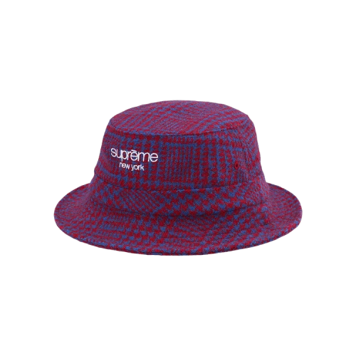 Supreme Harris Tweed Classic Logo Crusher 'Royal Multi'