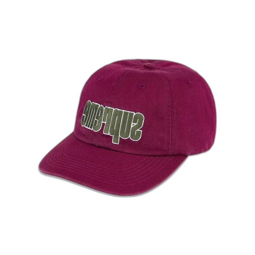 Supreme Reverse Logo 6-Panel 'Burgundy'