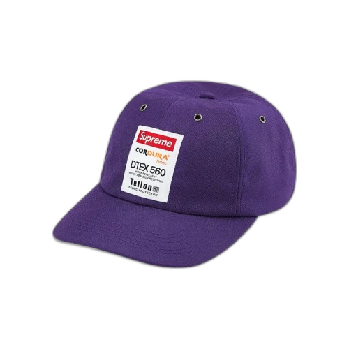 Supreme Cordura Teflon Label 6-Panel 'Dark Purple'