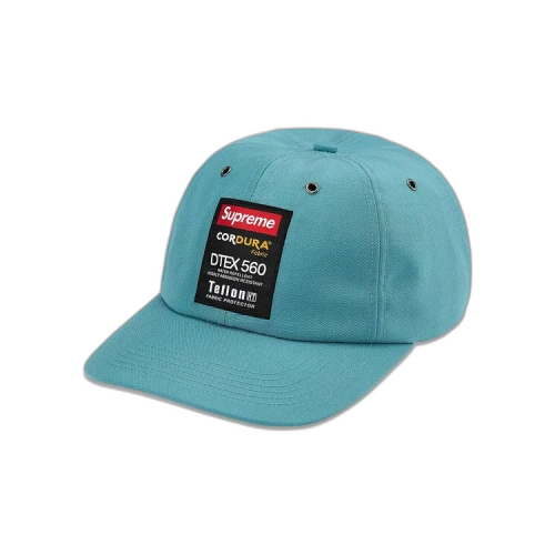 Supreme Cordura Teflon Label 6-Panel 'Teal'
