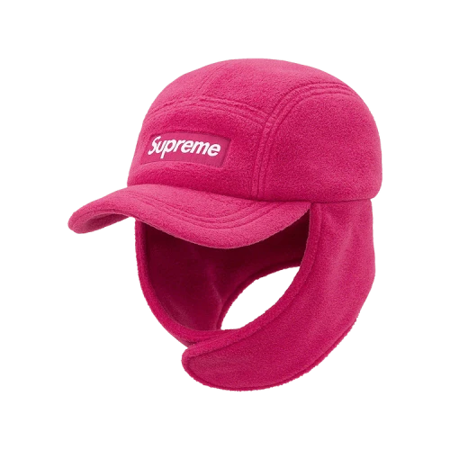 Supreme Polartec Earflap Camp Cap 'Magenta'