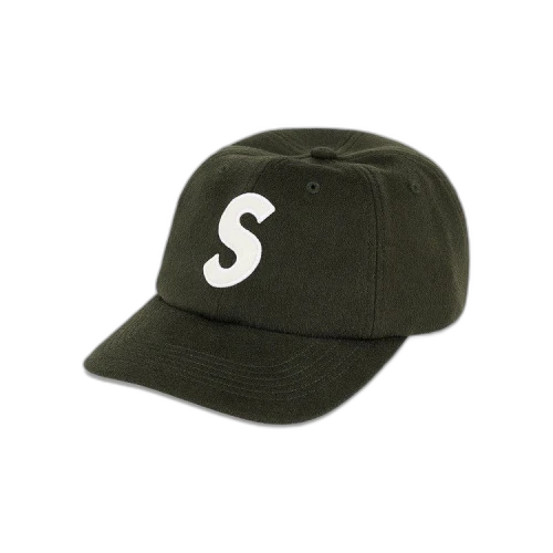 Supreme Wool S Logo 6-Panel 'Olive'