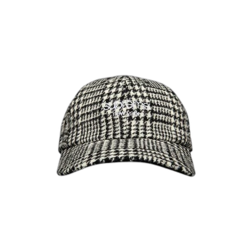 Supreme Harris Tweed Classic Logo 6-Panel 'Black Multi'