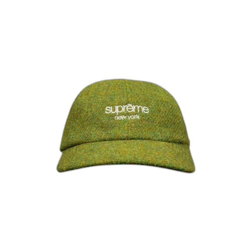 Supreme Harris Tweed Classic Logo 6-Panel 'Olive'