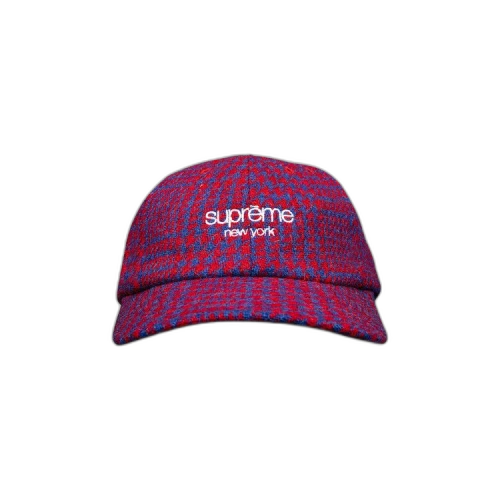 Supreme Harris Tweed Classic Logo 6-Panel 'Royal Multi'