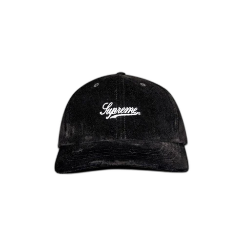 Supreme Velvet 2-Tone 6-Panel 'Black'