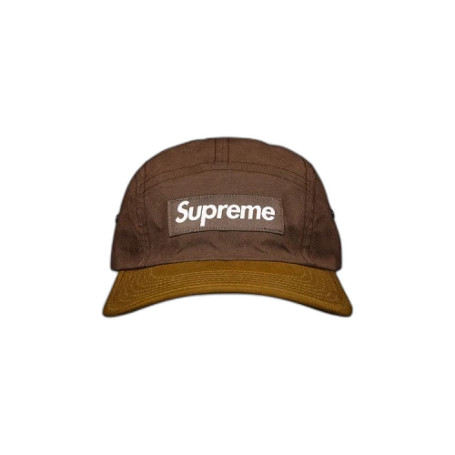 Supreme Waxed Cotton Camp Cap 'Brown'