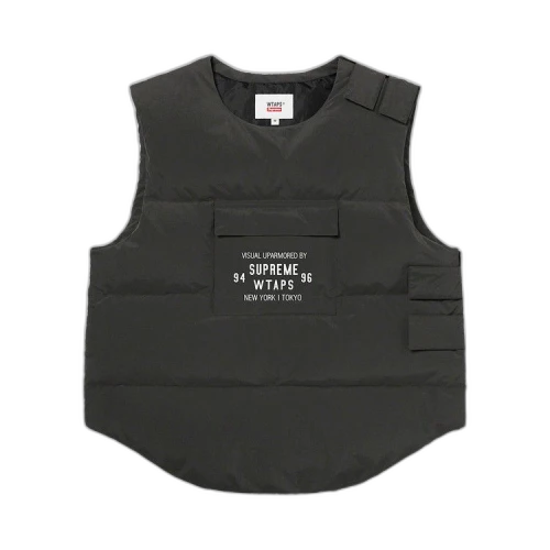 Supreme x WTAPS Tactical Down Vest 'Black'