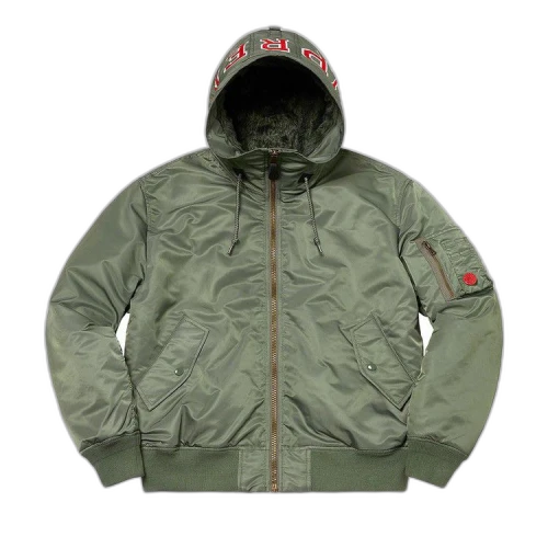Supreme Hooded MA-1 'Olive'