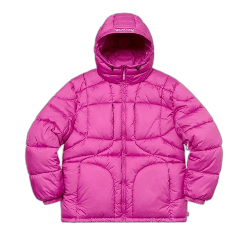 Supreme Warp Hooded Puffy Jacket 'Fuchsia'