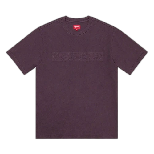Supreme Embossed Vines Short-Sleeve Top 'Dark Purple'